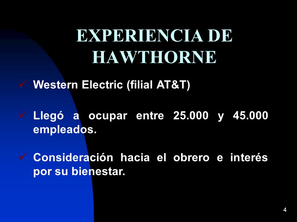 EXPERIENCIA DE HAWTHORNE