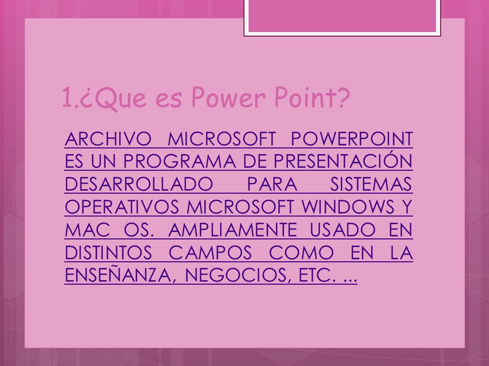 1.¿Que es Power Point