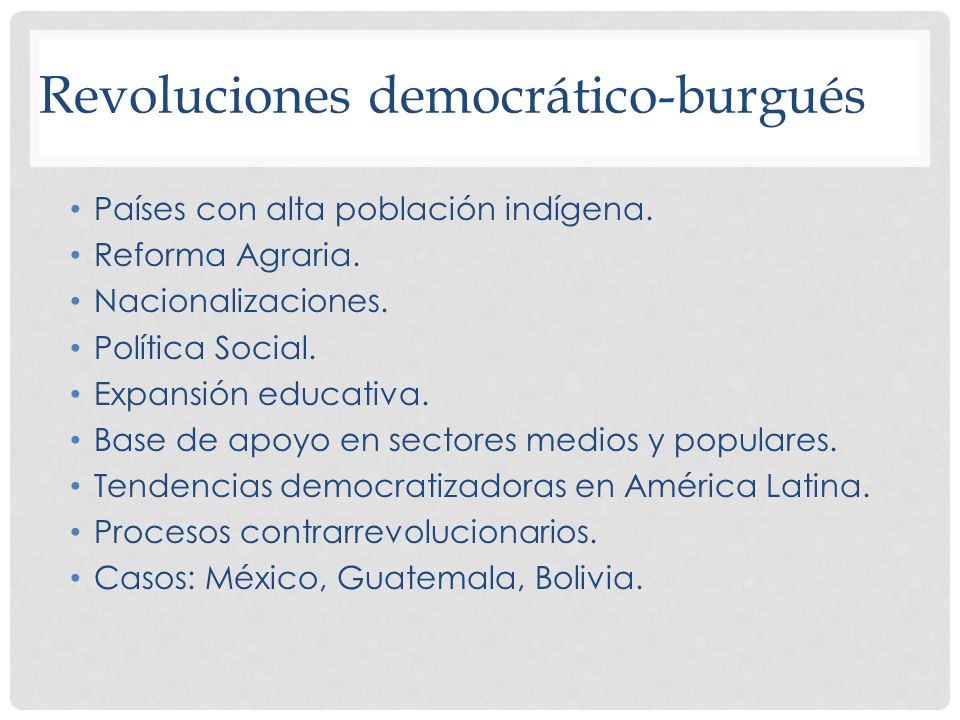 Revoluciones democrático-burgués