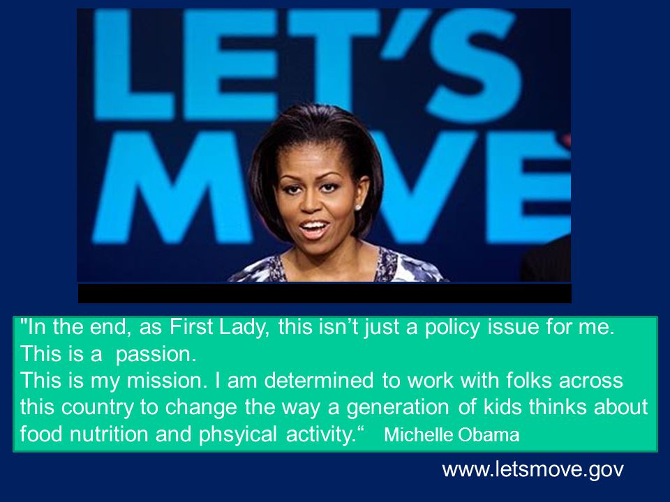 In the end, as First Lady, this isn’t just a policy issue for me