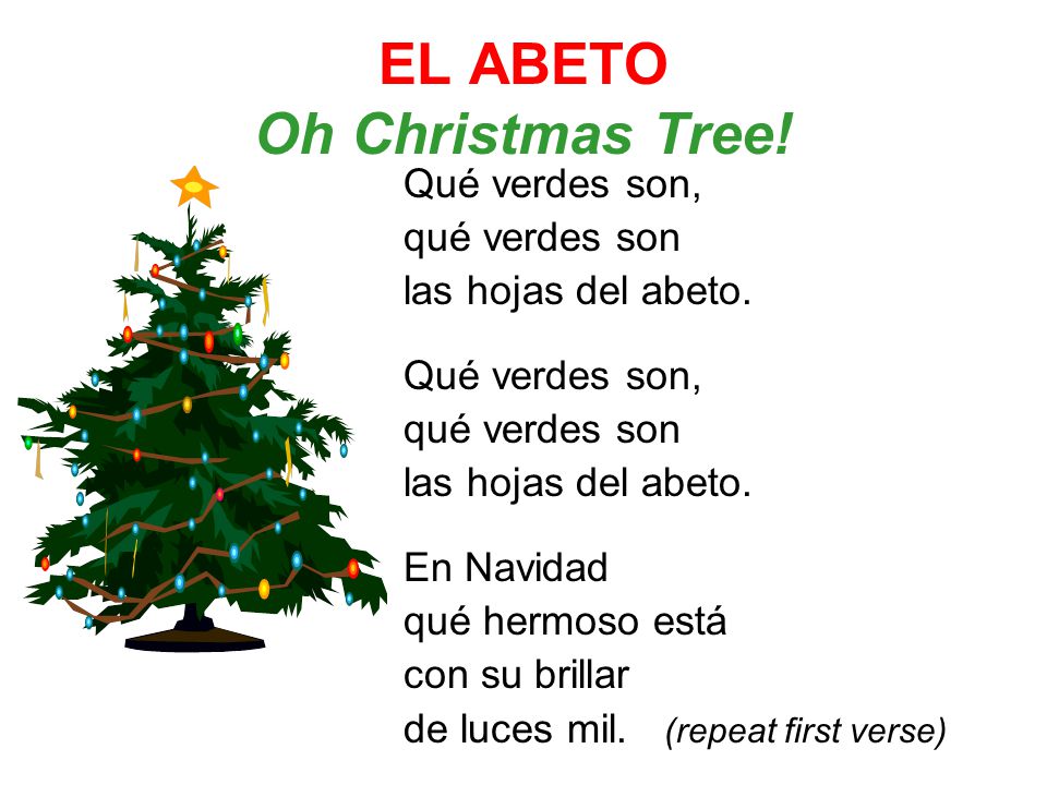 EL ABETO Oh Christmas Tree!