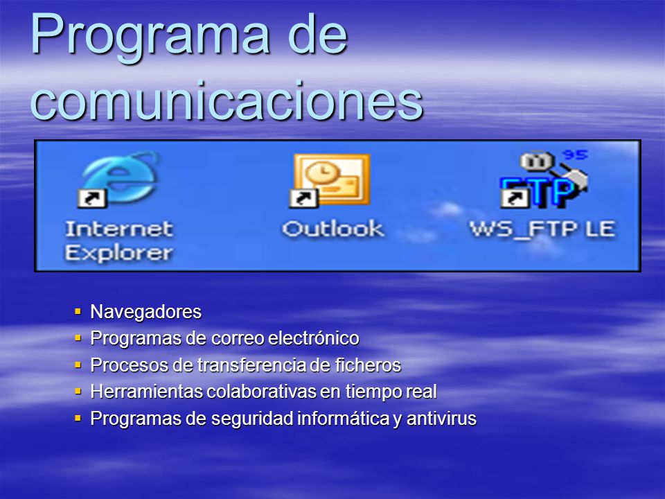 Programa de comunicaciones