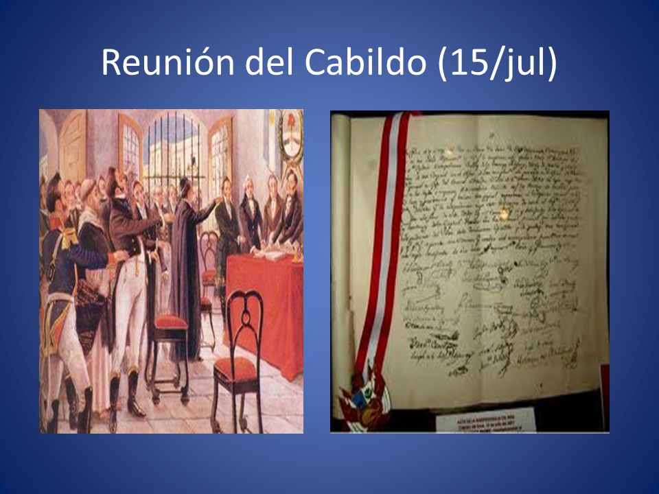 Reunión del Cabildo (15/jul)