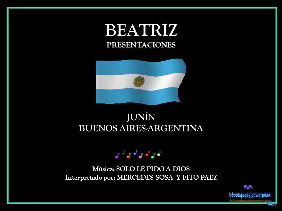 BEATRIZ PRESENTACIONES JUNÍN BUENOS AIRES-ARGENTINA