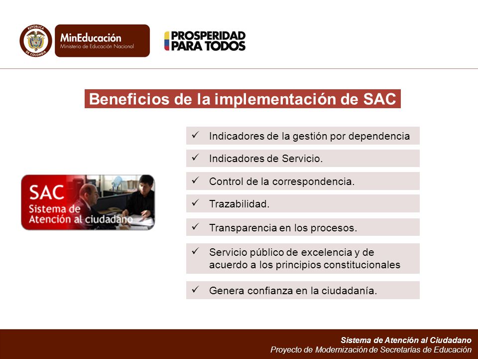 Beneficios de la implementación de SAC