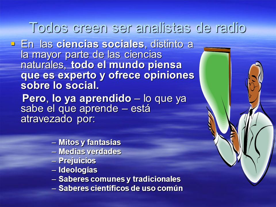 Todos creen ser analistas de radio