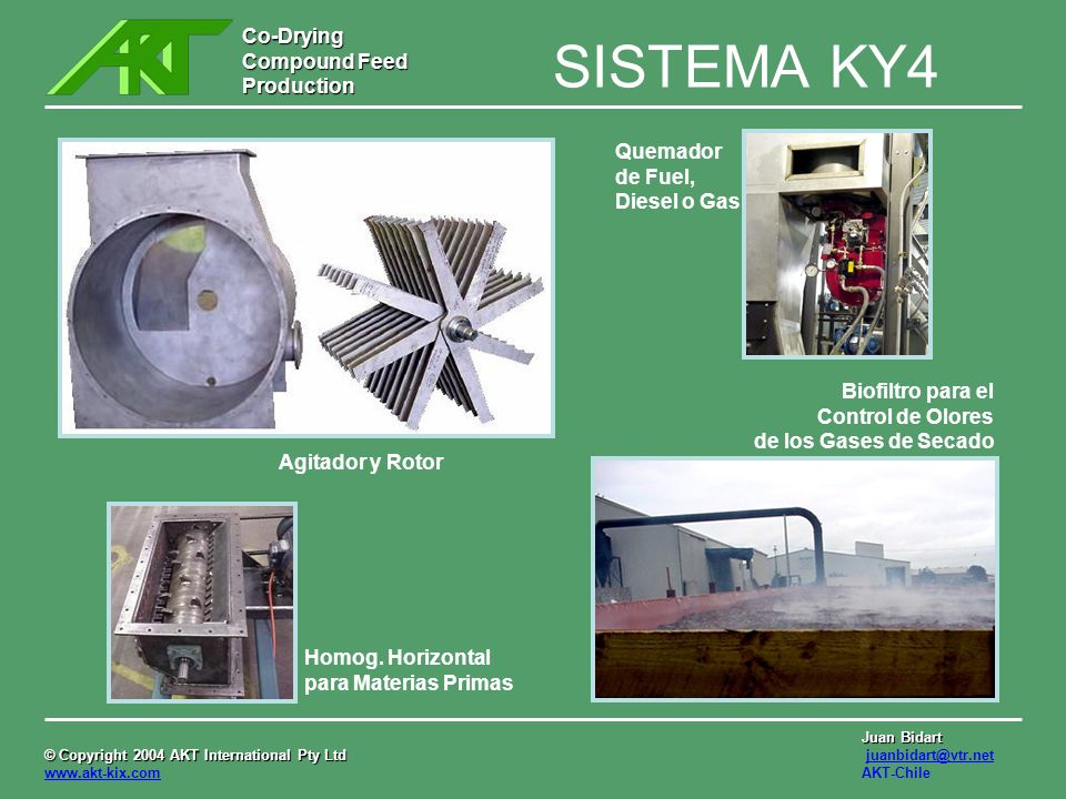 SISTEMA KY4 Quemador de Fuel, Diesel o Gas Biofiltro para el