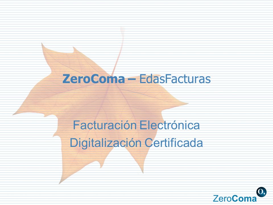 ZeroComa – EdasFacturas