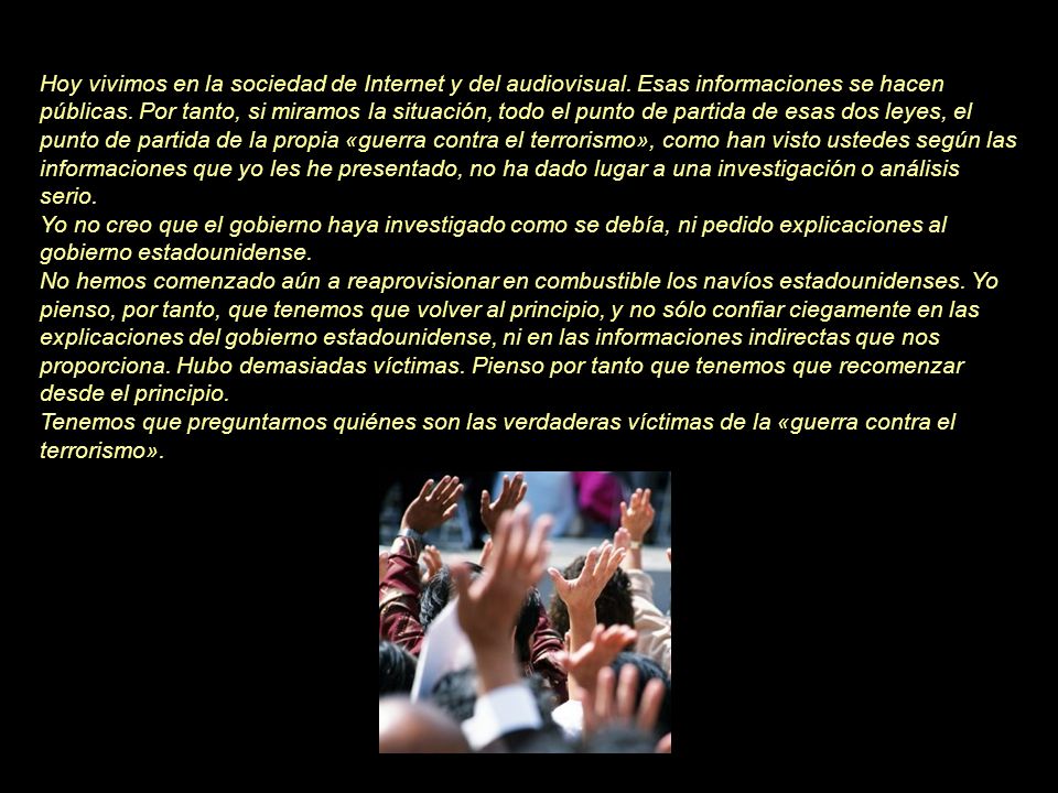 Hoy vivimos en la sociedad de Internet y del audiovisual