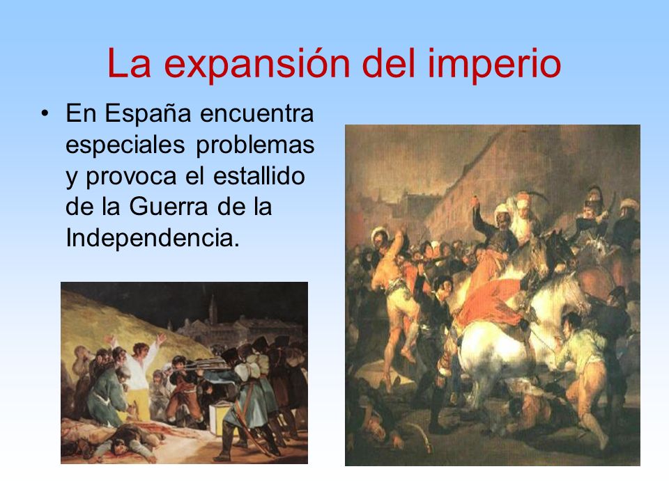La expansión del imperio