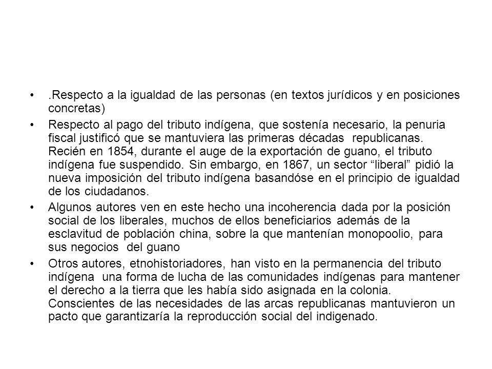 .Respecto a la igualdad de las personas (en textos jurídicos y en posiciones concretas)