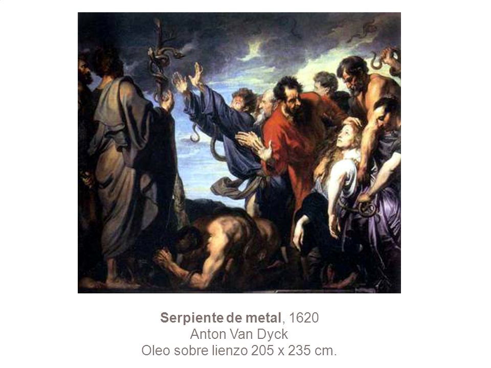 Serpiente de metal, 1620 Anton Van Dyck Oleo sobre lienzo 205 x 235 cm.