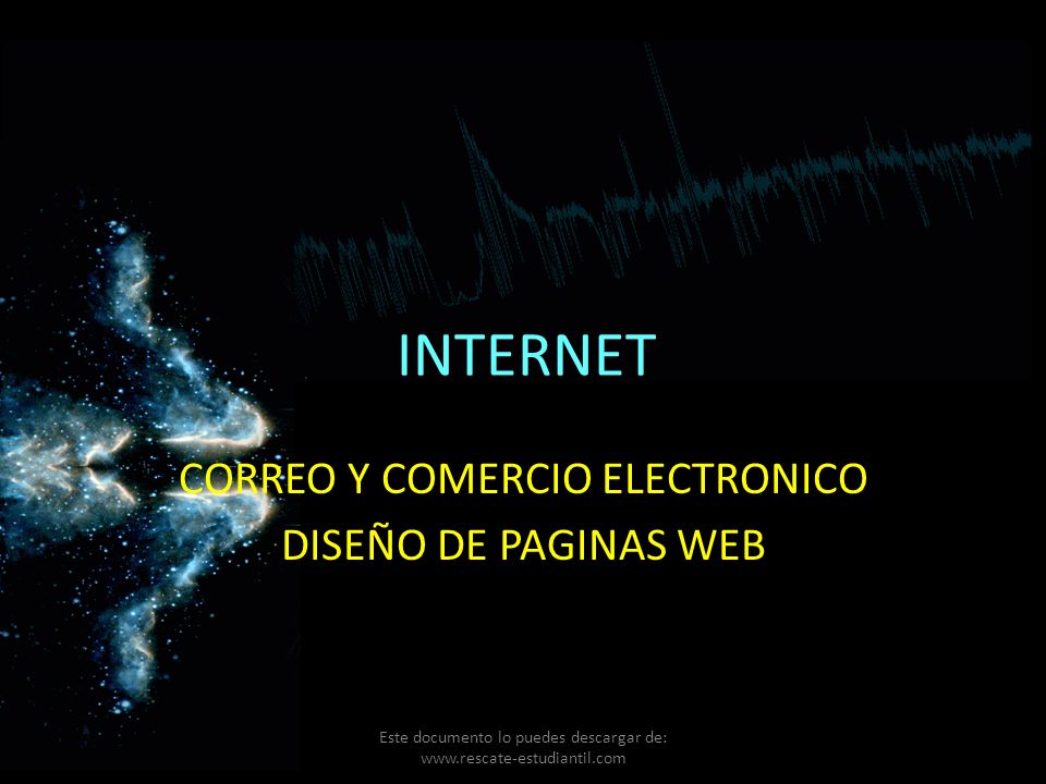 CORREO Y COMERCIO ELECTRONICO DISEÑO DE PAGINAS WEB