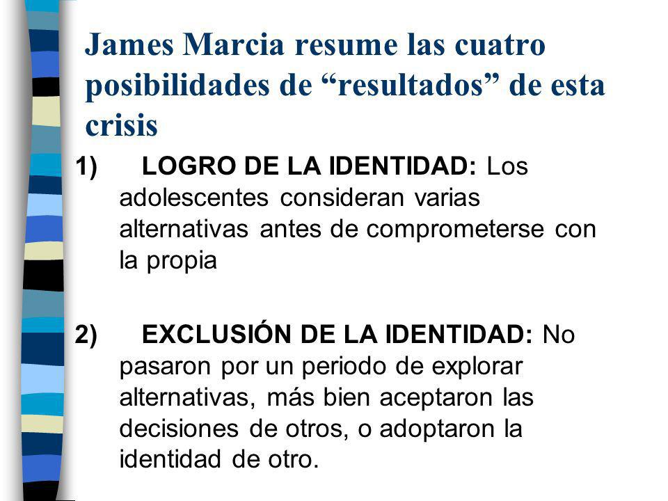 James Marcia resume las cuatro posibilidades de resultados de esta crisis