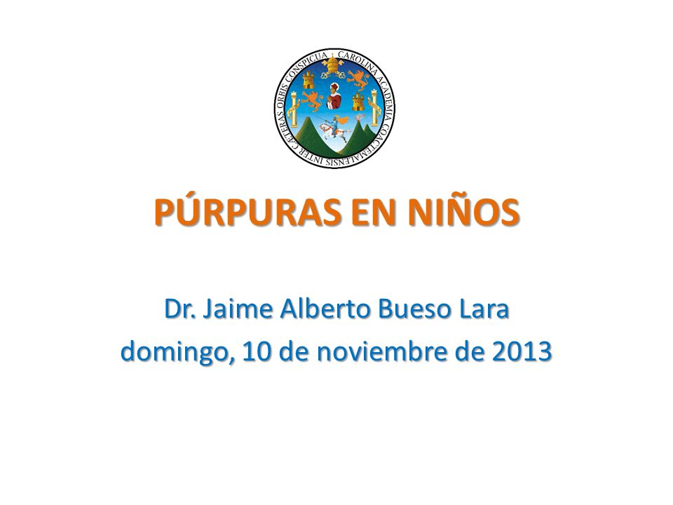 Dr. Jaime Alberto Bueso Lara jueves, 23 de marzo de 2017