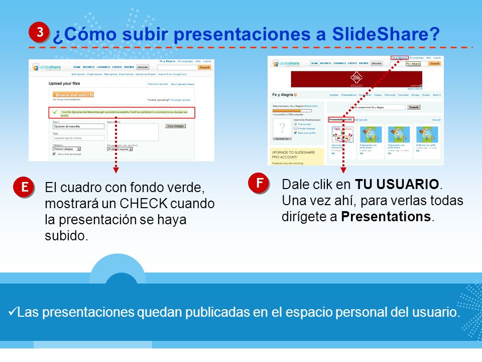 ¿Cómo subir presentaciones a SlideShare