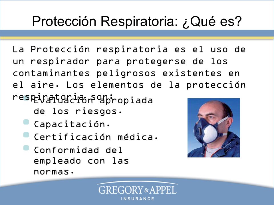 Protección Respiratoria: ¿Qué es