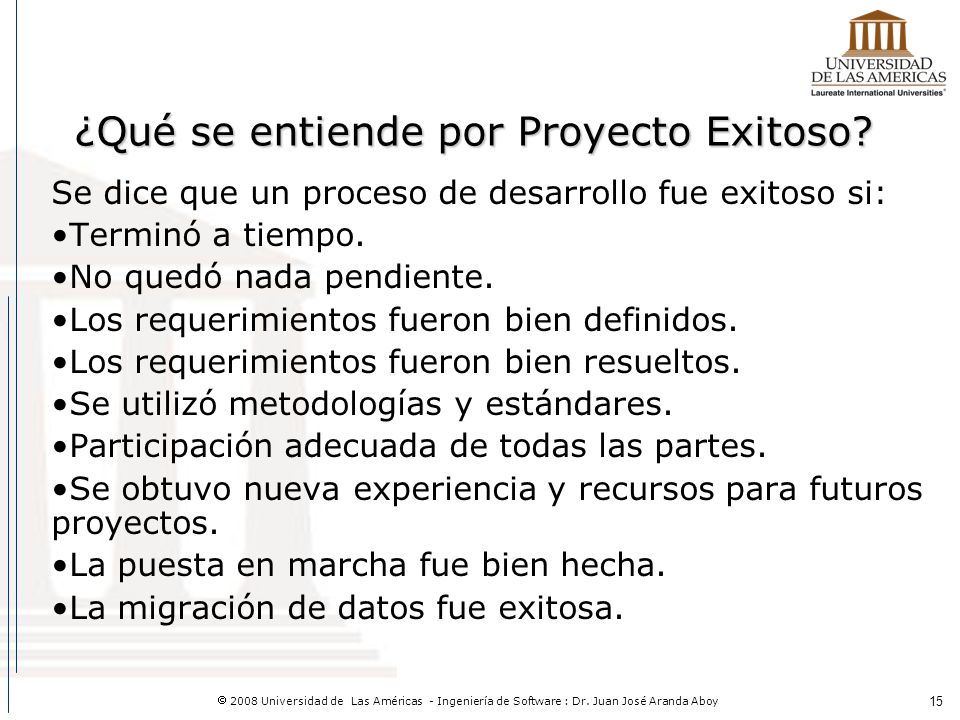 Situación Actual Dedicamos nuestros esfuerzos de hoy a arreglar lo que se hizo. mal ayer.