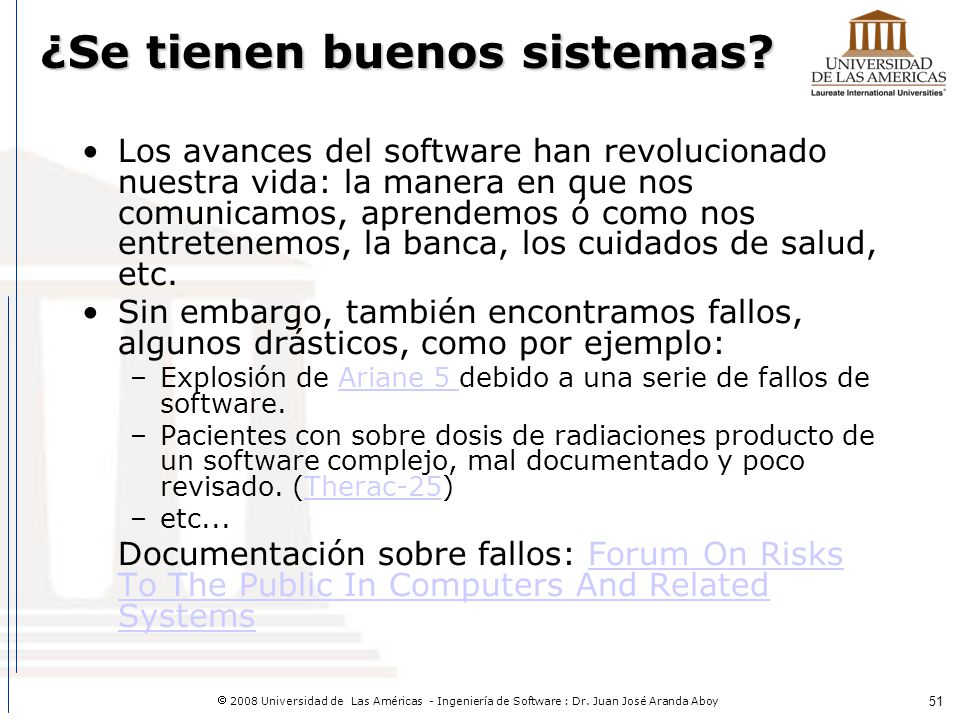 ¿Qué es un buen sistema Un buen sistema, de alta calidad, es aquel que cumple las necesidades de sus usuarios: