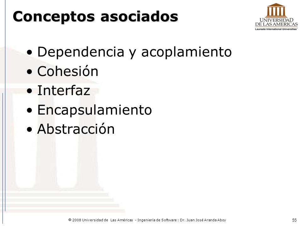 Modularidad Un módulo, en sentido amplio, puede ser cualquier elemento identificable del sistema que tiene sentido por si mismo: