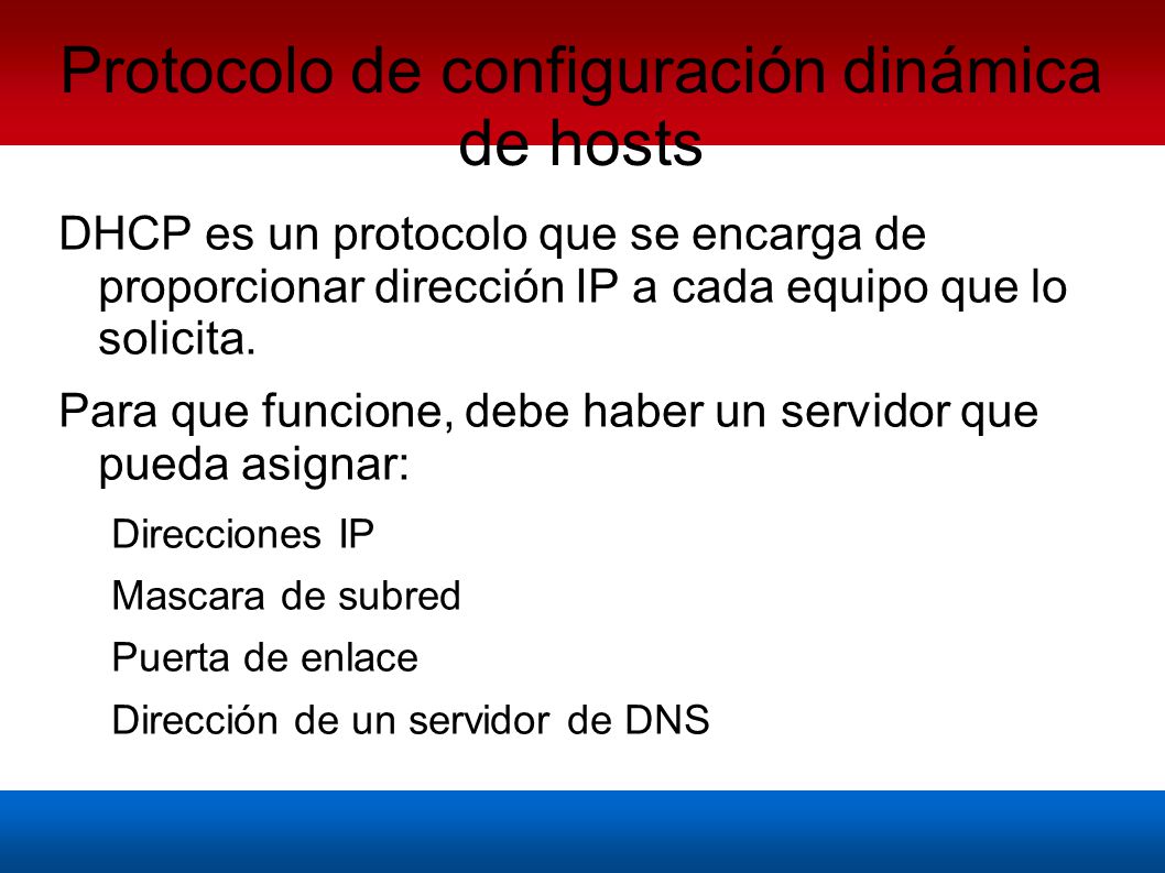 Protocolo de configuración dinámica de hosts