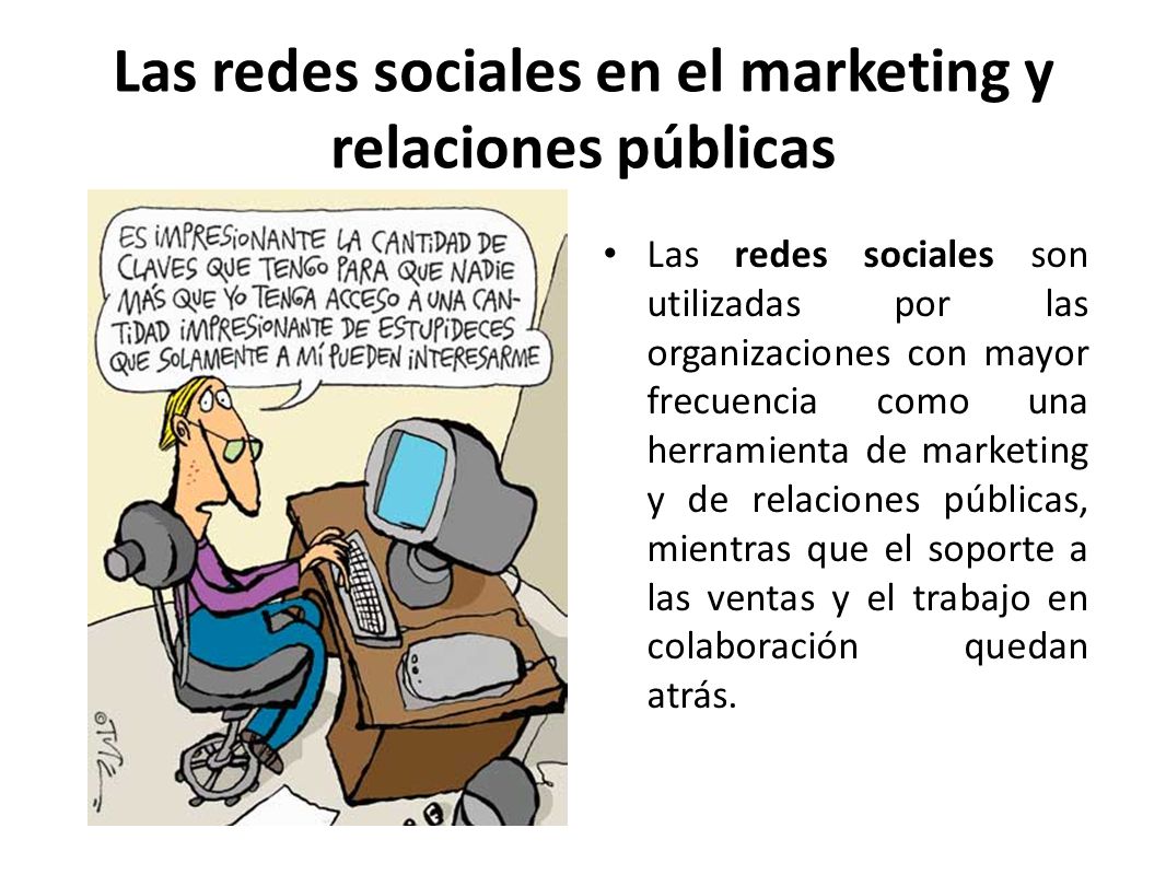 Las redes sociales en el marketing y relaciones públicas