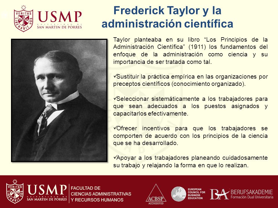 Frederick Taylor y la administración científica
