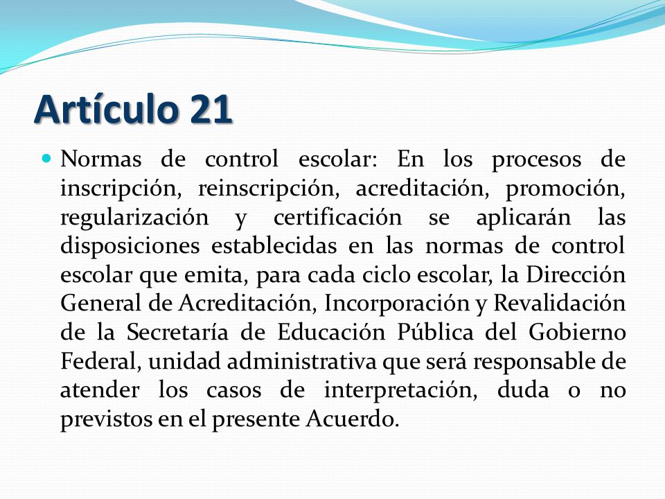 Artículo 21