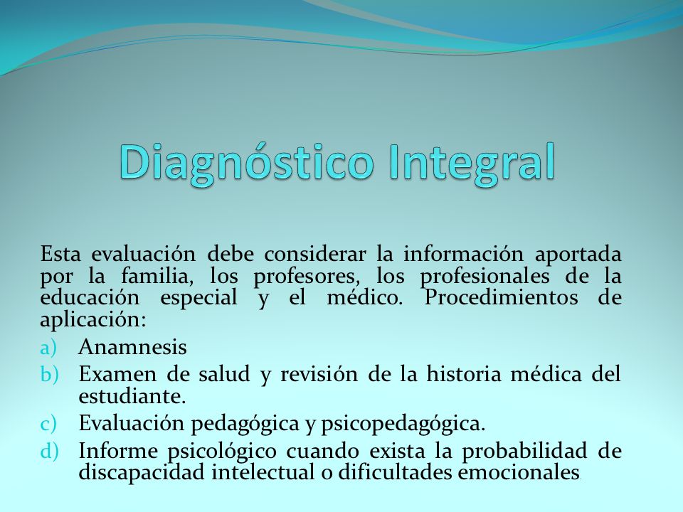 Diagnóstico Integral