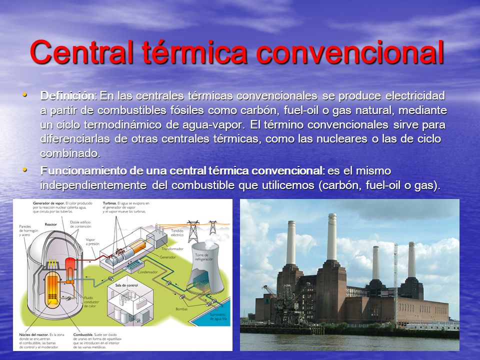 Central térmica convencional
