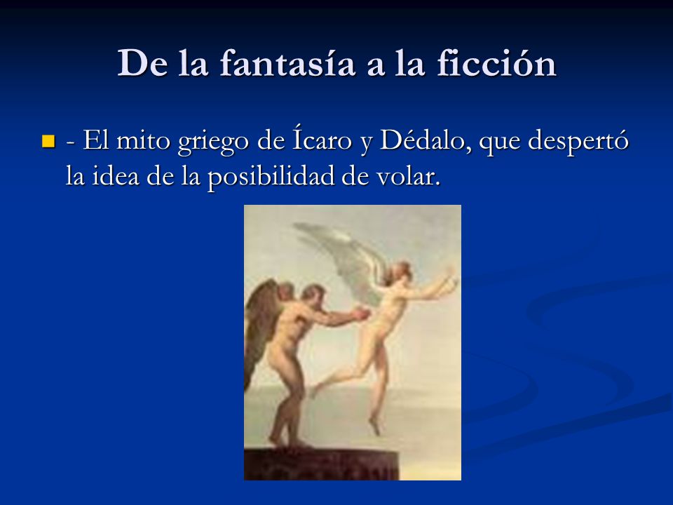 De la fantasía a la ficción