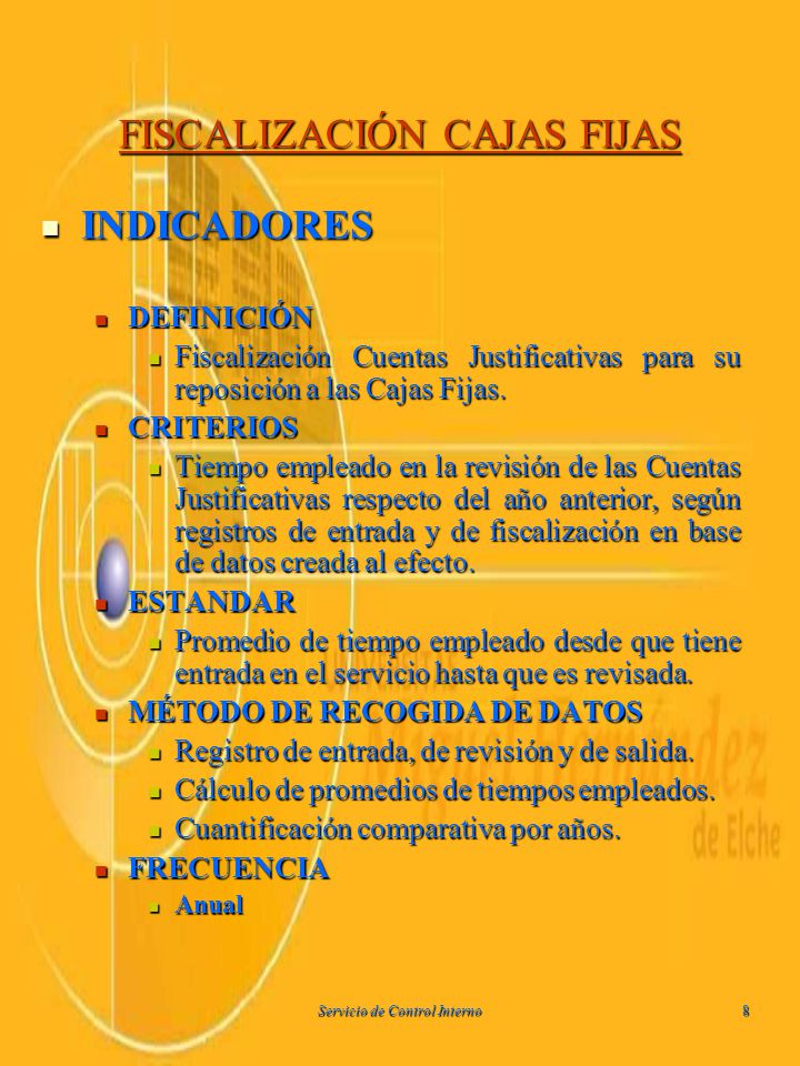 FISCALIZACIÓN CAJAS FIJAS