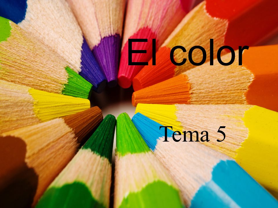 El color Tema 5