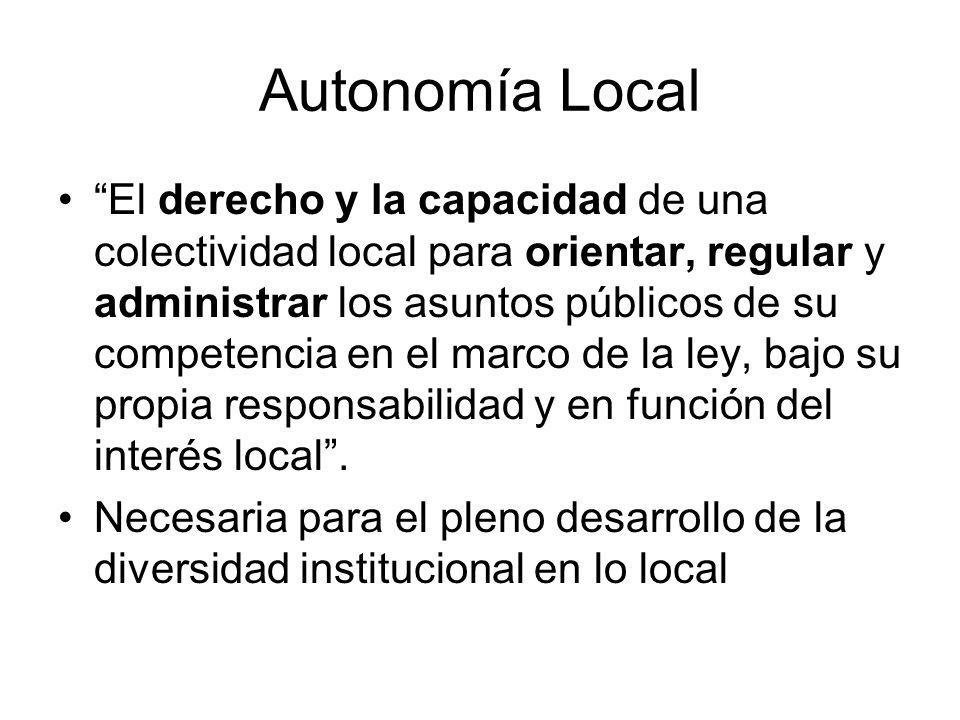 Autonomía Local
