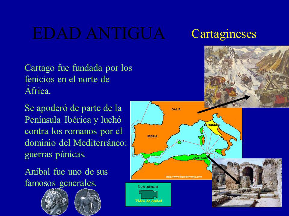 EDAD ANTIGUA Cartagineses