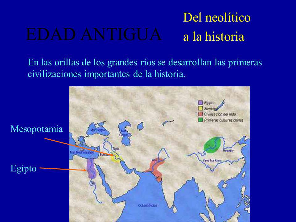 Del neolítico a la historia