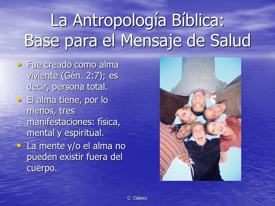 La Antropología Bíblica: Base para el Mensaje de Salud