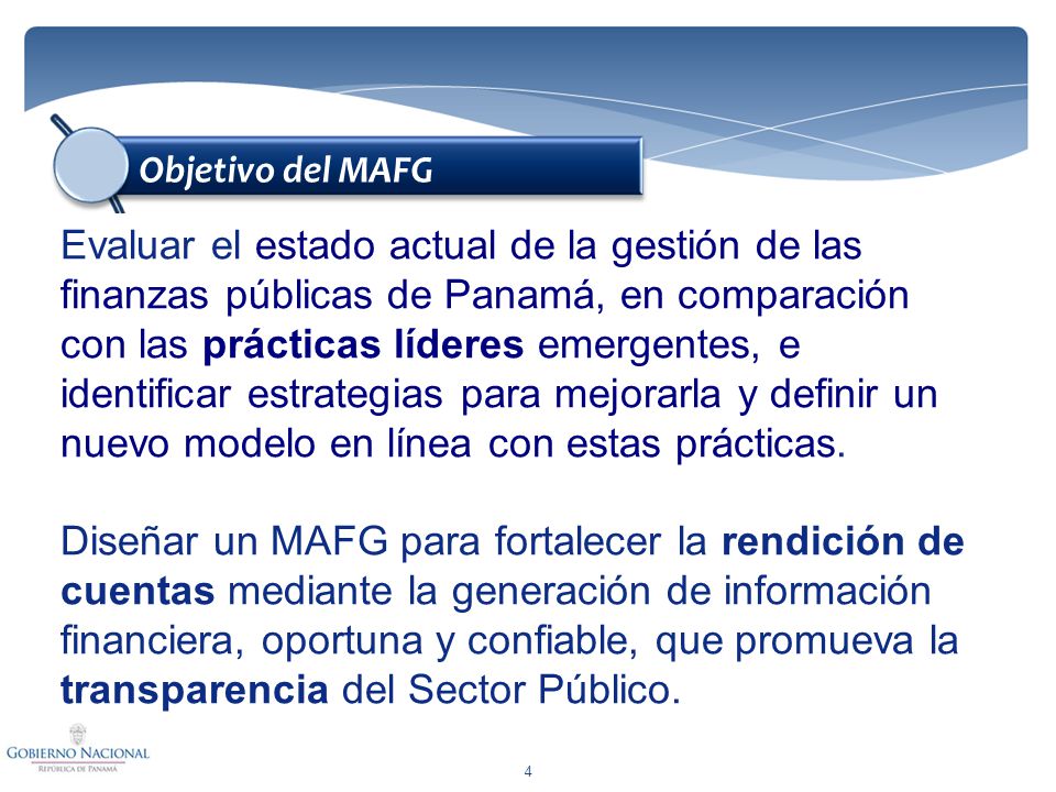 Objetivo del MAFG