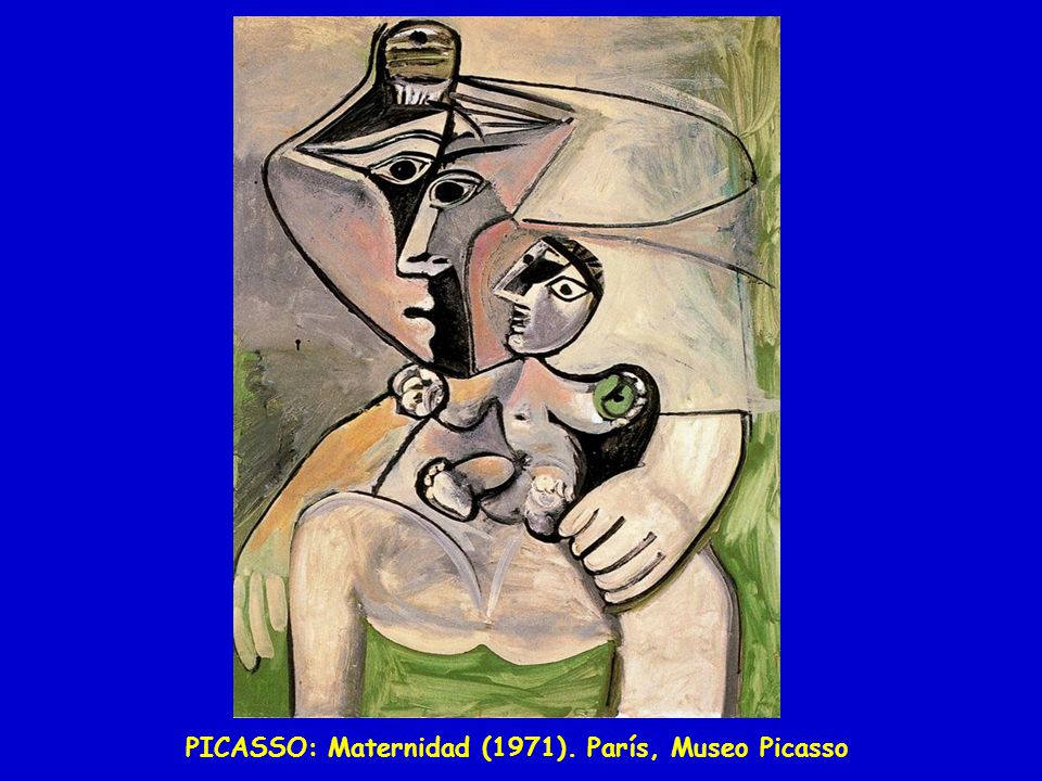PICASSO: Maternidad (1971). París, Museo Picasso