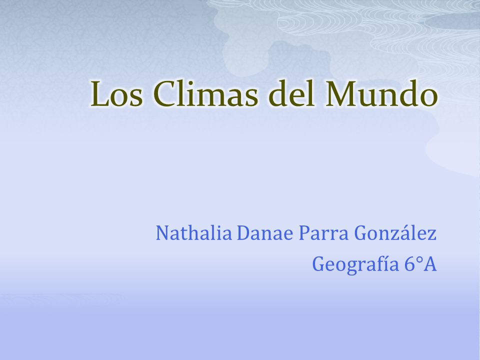 Nathalia Danae Parra González Geografía 6°A