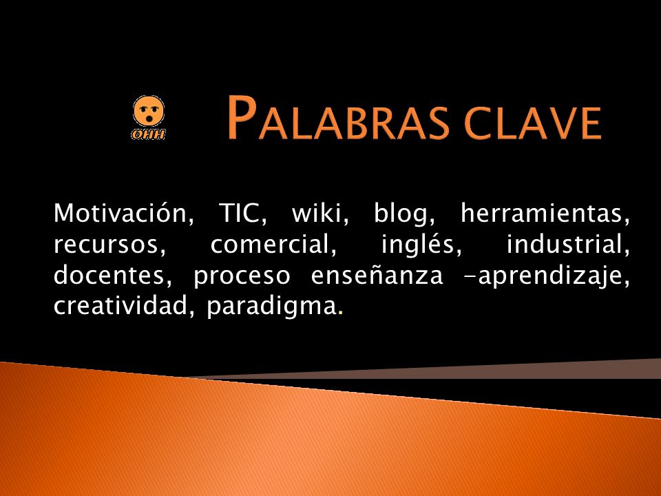 PALABRAS CLAVE