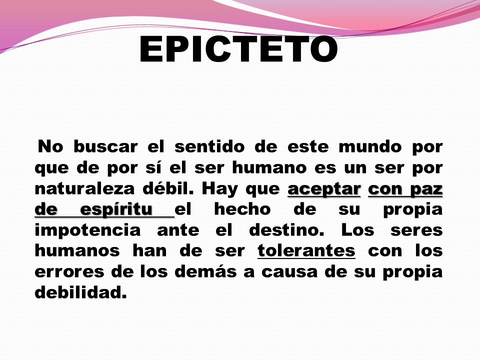 EPICTETO