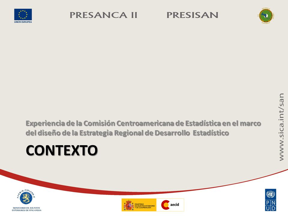 Experiencia de la Comisión Centroamericana de Estadística en el marco del diseño de la Estrategia Regional de Desarrollo Estadístico