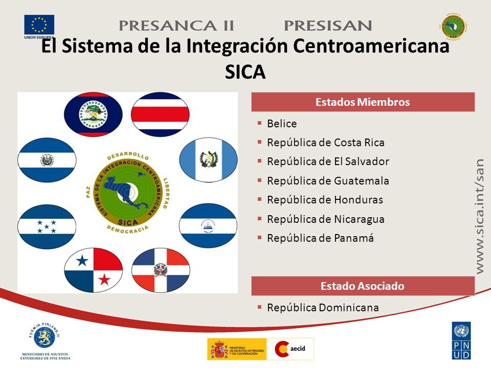 El Sistema de la Integración Centroamericana SICA