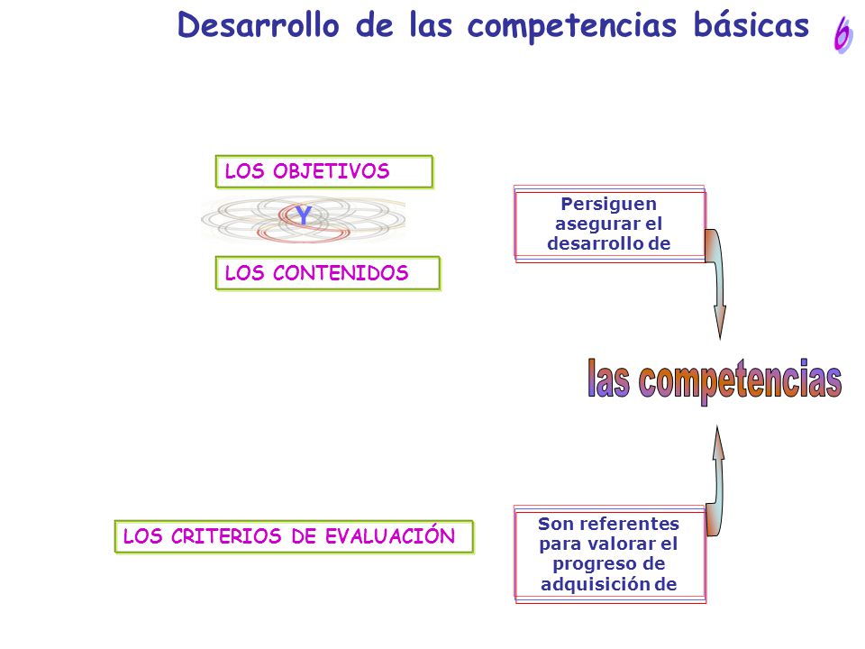 las competencias Desarrollo de las competencias básicas 6 Y