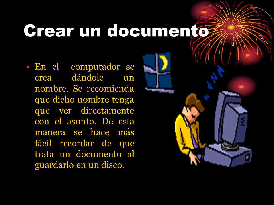 Crear un documento