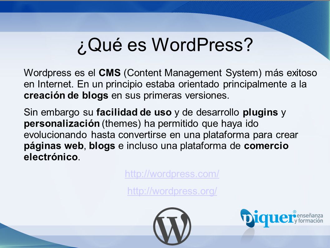 ¿Qué es WordPress