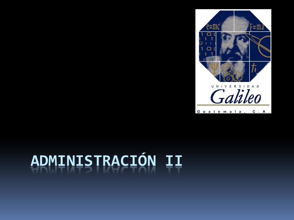 ADMINISTRACIÓN II