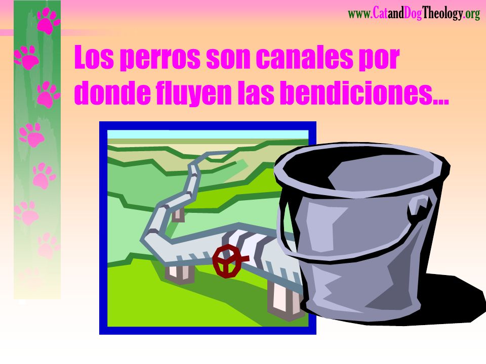 Los perros son canales por donde fluyen las bendiciones…