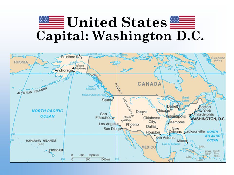 Capital: Washington D.C.